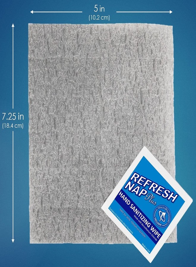 HAO Cleansing Towelettes (125 Count) Antiseptic 5inch x 7inch Wipes Individually Wrapped Hand and Body Wet Napkins Benzalkonium First-Aid Wound Care (HAO-CT-125CT) - Image 2